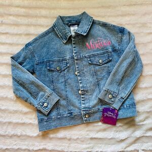 New with Tags Disney Little Mermaid Blue Jean Jacket Girls Size Small